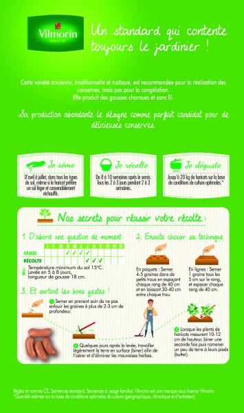 Légumes Secs - Haricot Nain Vert Contender + échantillon Oxinel 2 - MEDIA_PACKAGING_VERSO